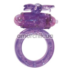 Віброкільце Flutter Ring, фіолетове - Фото №1