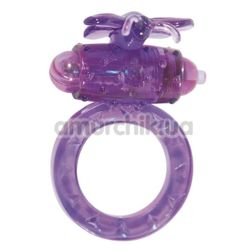 Віброкільце Flutter Ring, фіолетове - Фото №1