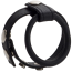 Эрекционное кольцо для члена Medium Leather Ball Spreader, черное - Фото №2