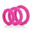 Набор эрекционных колец Posh Silicone Love Rings, 3 шт розовый - Фото №2