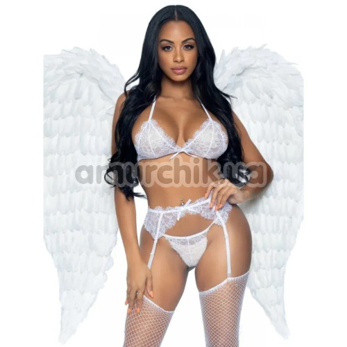 Крылья ангела Leg Avenue White Feather Wings, белые