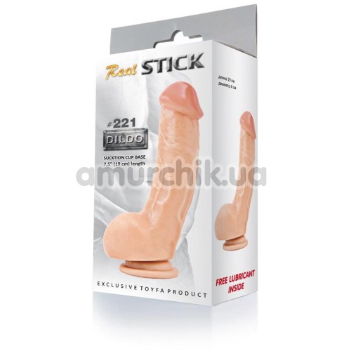 Фаллоимитатор Real Stick Dildo №221, телесный