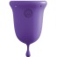 Набор из 2 менструальных чаш Jimmyjane Intimate Care Menstrual Cups, фиолетовый - Фото №5