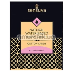 Лубрикант Sensuva Natural Water-Based Cotton Candy - цукрова вата, 6 мл - Фото №1