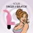Насадка на палець з вібрацією FeelzToys Magic Finger Bunny Vibrator, рожева - Фото №4