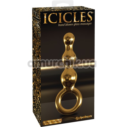 Анальная пробка Icicles Gold Edition G10