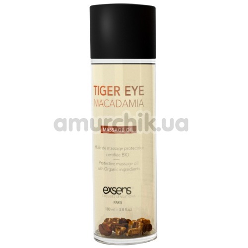 Масажна олія Exsens Tiger Eye Macadamia Massage Oil - тигрове око і макадамия, 100 мл