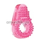 Кольцо-насадка Super Stretch Stimulator Sleeve - Nubby Pink - Фото №1