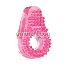 Кольцо-насадка Super Stretch Stimulator Sleeve - Nubby Pink - Фото №1