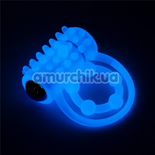 Виброкольцо для члена Lumino Play Vibrating Penis Ring LV343216, светящееся в темноте