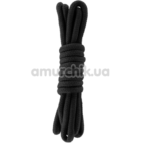 Мотузка Hidden Desire Bondage Rope 3, чорна - Фото №1