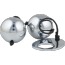 Вагінальні кульки Domino Metallic Balls, срібні - Фото №2