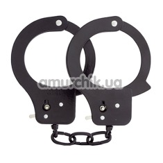 Наручники Sex Extra Metal Cuffs, черные - Фото №1