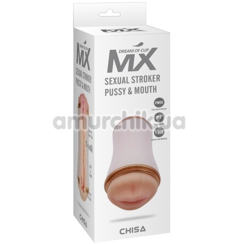 Мастурбатор MX Dream Of Cup Sexual Stroker Pussy & Mouth, тілесний