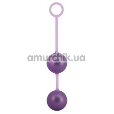 Вагінальні кульки Weighted Kegel Balls, фіолетові - Фото №1