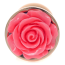 Анальная пробка с розовой розочкой Exclusivity Jewellery Red Gold Rose Plug, золотая - Фото №4