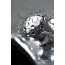 Анальна пробка з чорним кристалом Toyfa Metal Heart 717013-5, срібна - Фото №9