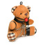 Брелок Master Series Gagged Teddy Bear Keychain - медвежонок, коричневый - Фото №3