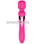Универсальный вибромассажер Foxshow Silicone Dual Massager, розовый - Фото №1