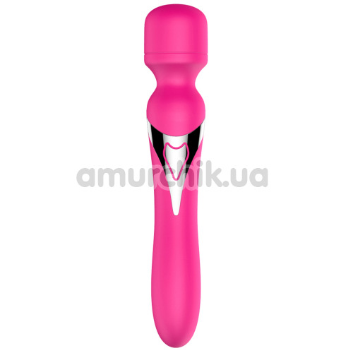 Универсальный вибромассажер Foxshow Silicone Dual Massager, розовый - Фото №1