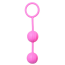 Вагинальные шарики Easy Toys Pleasure Balls Soft Ribbed Love Balls, розовые - Фото №1