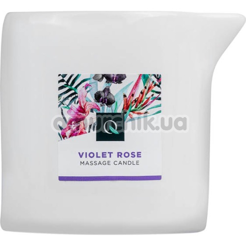 Масажна свічка Exotiq Massage Violet Rose - троянда, 200 мл