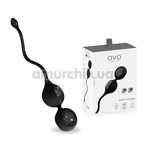 Кульки вагінальні OVO L1A, чорні