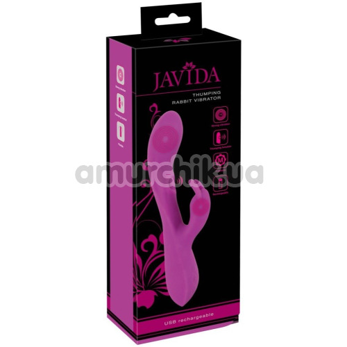 Вібратор Javida Thumping Rabbit Vibrator, фіолетовий