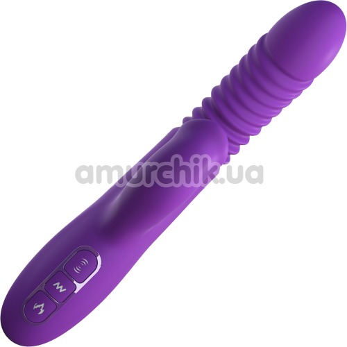 Вибратор c подогревом Fantasy For Her Ultimate Thrusting Clit Stimulate-Her, фиолетовый