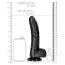Фаллоимитатор Realrock Curved Dildo With Balls 8, черный - Фото №6