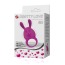 Виброкольцо Preety Love Naughty Bunny, фиолетовое - Фото №6