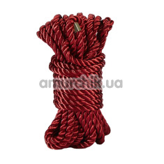 Мотузка Zalo Bondage Rope, бордова - Фото №1