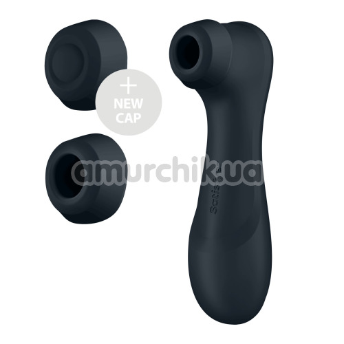 Симулятор орального сексу для жінок Satisfyer Pro 2 Generation 3 Connect App, чорний