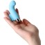 Вибронасадка на палец для точки G JOS Danko, голубая - Фото №5