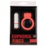 Виброкольцо Euphoria Rings, оранжевое - Фото №1