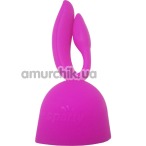 Насадка на универсальный массажер Lesparty Rabbit, розовая - Фото №1