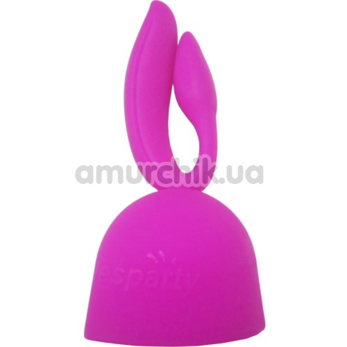 Насадка на универсальный массажер Lesparty Rabbit, розовая - Фото №1