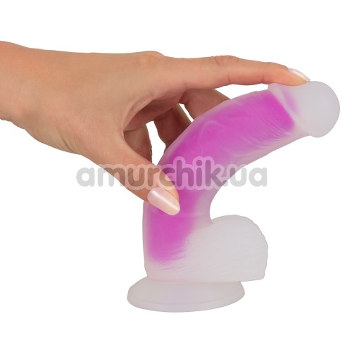 Фаллоимитатор Super Softie Dual Density Small, фиолетовый