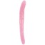 Двокінцевий фалоімітатор Hi-Rubber Born To Create Pleasure 17.7 Inch, рожевий - Фото №1