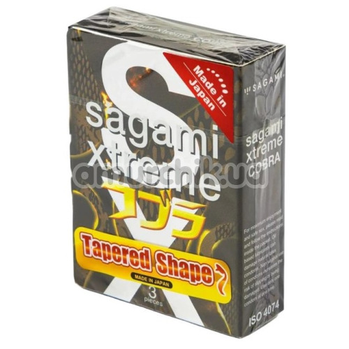 Sagami Xtreme Tapered Shape, 3 шт
