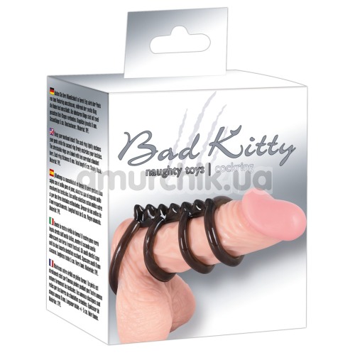 Насадка на пенис Bad Kitty Naughty Toys Cockring, серая