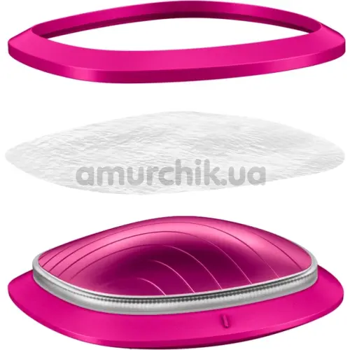 Ультразвуковой массажер-маска для лица Geske Sonic Warm & Cool Mask 9 in 1, розовый