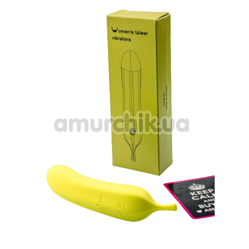 Вибратор для точки G Happy Banana Vibrator, желтый