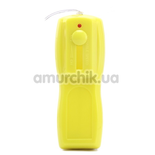 Виброяйцо Glo-Glo a Go-Go Flicker Tip Vibrating Bullet Electric Lemon, желтое
