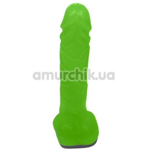 Мило у вигляді пеніса з присоскою Чистий Кайф M, зелене