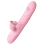 Вибратор с толчками, ротацией и подогревом Angelia 00141, розовый - Фото №5