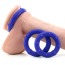 Набор эрекционных колец Posh Silicone Love Rings, 3 шт фиолетовый - Фото №7