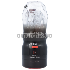Мастурбатор Virgite Essentials Tornado Stroker Clear E16, прозорий - Фото №1