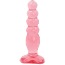 Анальна пробка Crystal Jellies 14 см рожева - Фото №1