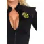 Костюм спецназа Leg Avenue Swat Team Babe Bodysuit, черный: боди + пояс с гартером + гартер + кепка + рация - Фото №5
